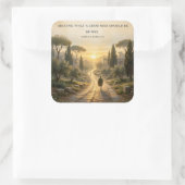 Verspil Geen Meer Tijd — Aurelius Sticker (Tas)