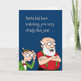 Verspil geen tijd aan de Kerstman Feestdagen Kaart
