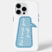 verspil je jeugd niet Case-Mate iPhone case (Achterkant)