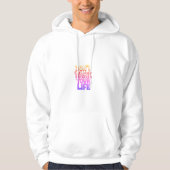 Verspil je tijd niet hoodie (Voorkant)
