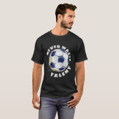 Verspil nooit talent voetbal t-shirt (Voorkant volledig)