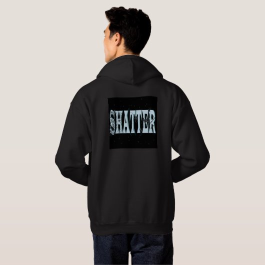 Versplinterde Realiteit - Creatieve Digitale kunst Hoodie (Achterkant volledig)