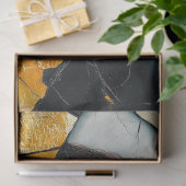 Versplinterde reflectie Abstracte art decoupage Tissuepapier (Geschenk)