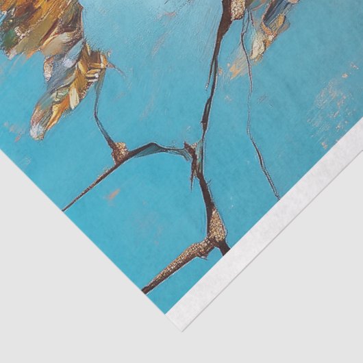 Versplinterde Royalty-Abstracte Art Decoupage Tissuepapier (Detail)