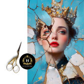 Versplinterde Royalty-Abstracte Art Decoupage Tissuepapier