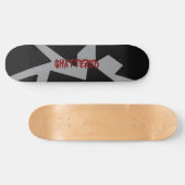 versplinterde skateboard plank (Horizontaal)