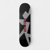 versplinterde skateboard plank (Voorkant)