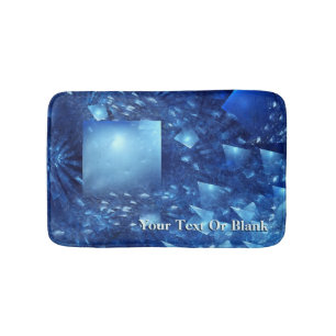 versplinterde spiegels badmat