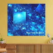 versplinterde spiegels canvas afdruk (Insitu (Woonkamer))