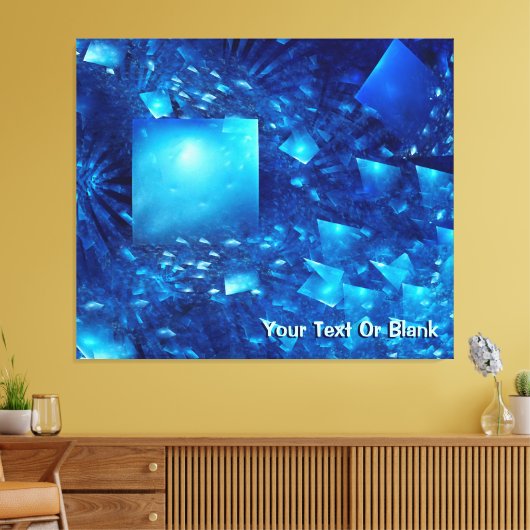 versplinterde spiegels canvas afdruk (Insitu (Woonkamer))