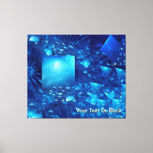 versplinterde spiegels canvas afdruk (Voorkant)