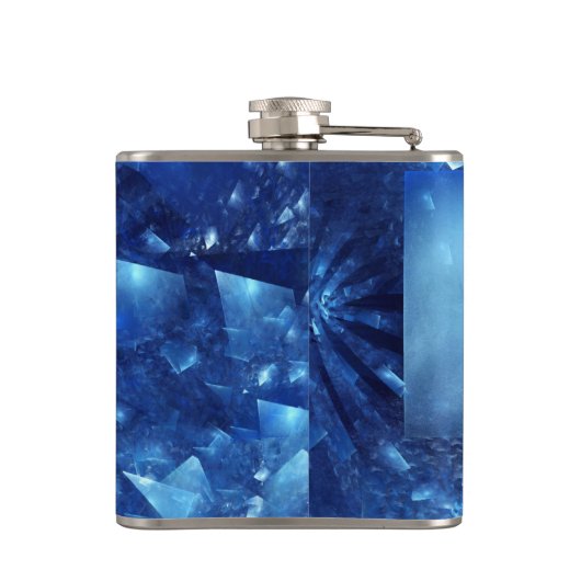 versplinterde spiegels heupfles (Achterkant)