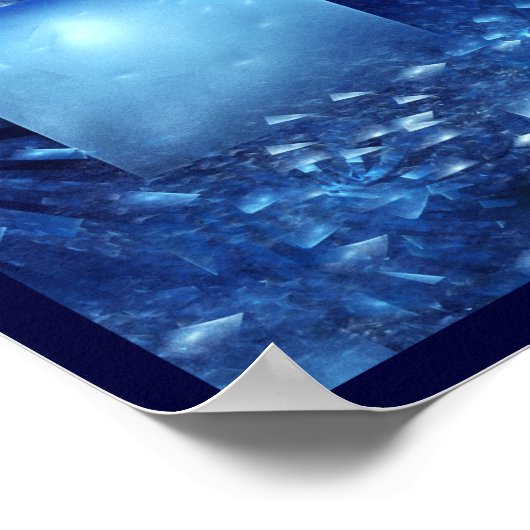 versplinterde spiegels poster (Hoek)