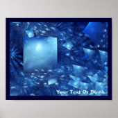 versplinterde spiegels poster (Voorkant)