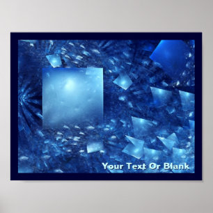 versplinterde spiegels poster