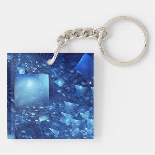 versplinterde spiegels sleutelhanger (Achterkant)