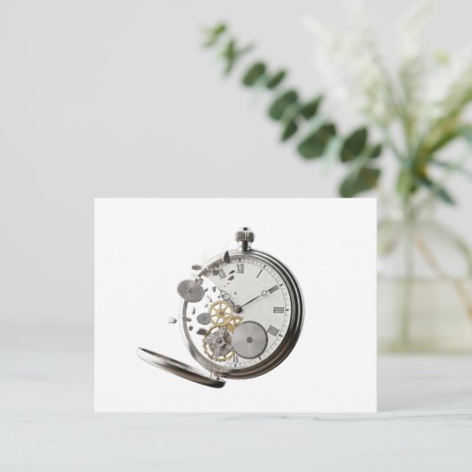 versplinterde tijd briefkaart (Staand voorkant)