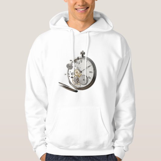 versplinterde tijd hoodie (Voorkant)