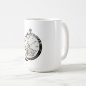 versplinterde tijd koffiemok (Voorkant rechts)