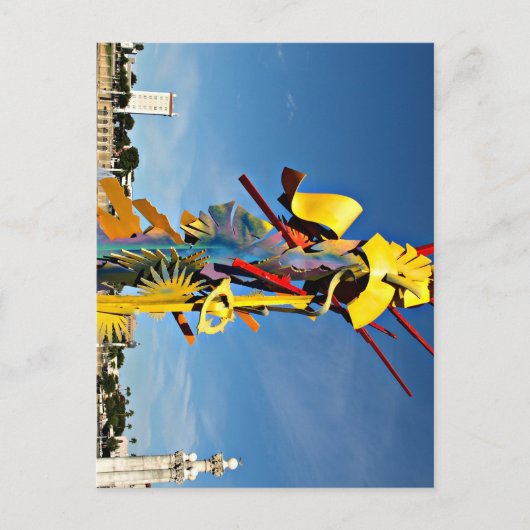 Verspreid aan Vrijwilligerswerk dat op een briefka Briefkaart (Voorkant)