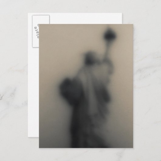 Verspreid afbeelding van het Standbeeld van Briefkaart (Voorkant / Achterkant)