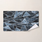 Verspreid blauw bad handdoek (Handdoek)