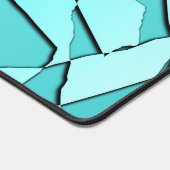 Verspreid Blauwgroen Bureaumat (Hoek)