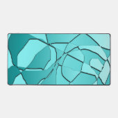 Verspreid Blauwgroen Bureaumat (Voorkant)