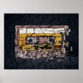 Verspreid Cassettebandje Poster (Voorkant)