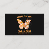 Verspreid de hoop naar een echte nierziekte visitekaartje (Achterkant)