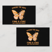 Verspreid de hoop naar een echte nierziekte visitekaartje (Voorkant / Achterkant)