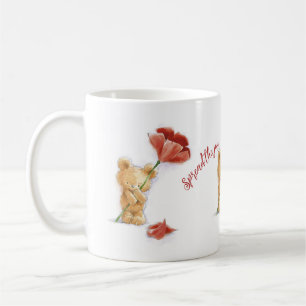 Verspreid de leuke inspirerend teddyse koffiemok