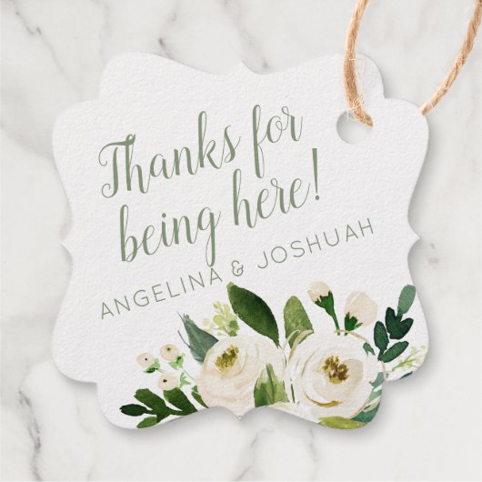 Verspreid de Liefde Bloem en ECHT FOIL Bedankjes Labels (Achterkant)