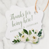 Verspreid de Liefde Bloemen en ECHTE FOLIE Bedankjes Labels (Achterkant)