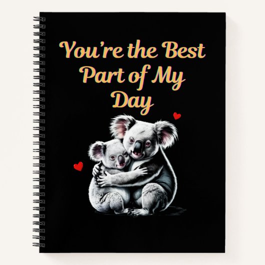 Verspreid de liefde🐨💖 notitieboek (Voorkant)