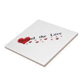 Verspreid de liefde tegeltje (Zijkant)