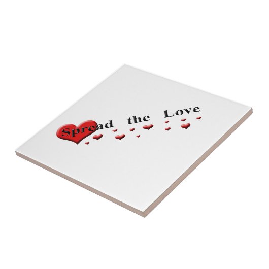 Verspreid de liefde tegeltje (Zijkant)