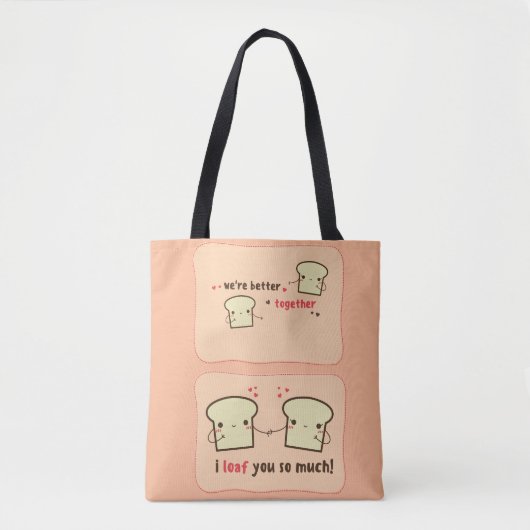 Verspreid de liefde tote bag (Voorkant)