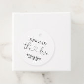 Verspreid de Liefde Trouwcirkel Favor Label Minima (In situ)