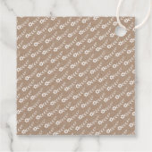 Verspreid de Liefde witte typografie rustieke brui Bedankjes Labels (Achterkant)