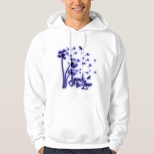 Verspreid de liefdesduivels en de libellen hoodie (Voorkant)