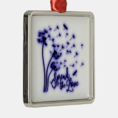 Verspreid de liefdesduivels en de libellen metalen ornament (Rechts)