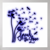 Verspreid de liefdesduivels en de libellen poster (Voorkant)