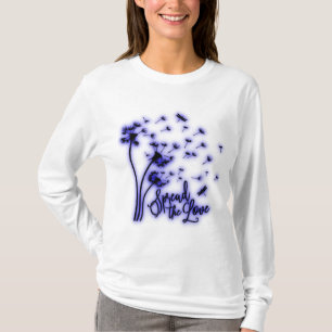 Verspreid de liefdesduivels en de libellen t-shirt