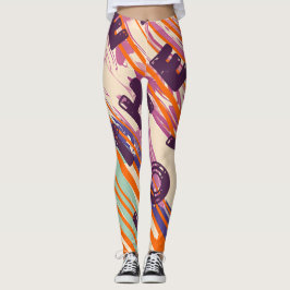 Verspreid de liefdesgesmolten kleuren positieve ci leggings