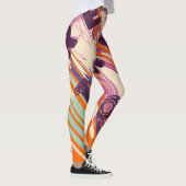 Verspreid de liefdesgesmolten kleuren positieve ci leggings (Rechts)