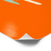 Verspreid de liefdesgesmolten kleuren positieve ci perfect poster (Hoek)