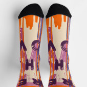 Verspreid de liefdesgesmolten kleuren positieve ci sokken (Top)