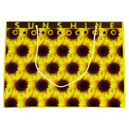 Verspreid de Shunshine Zonnebloem Groot Cadeauzakje (Voorkant)