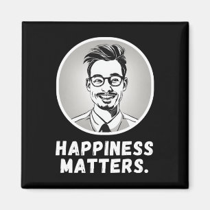 Verspreid de typografie van Joy Happiness met Vect Magneet